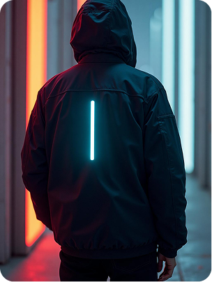 Futuristic hoodie